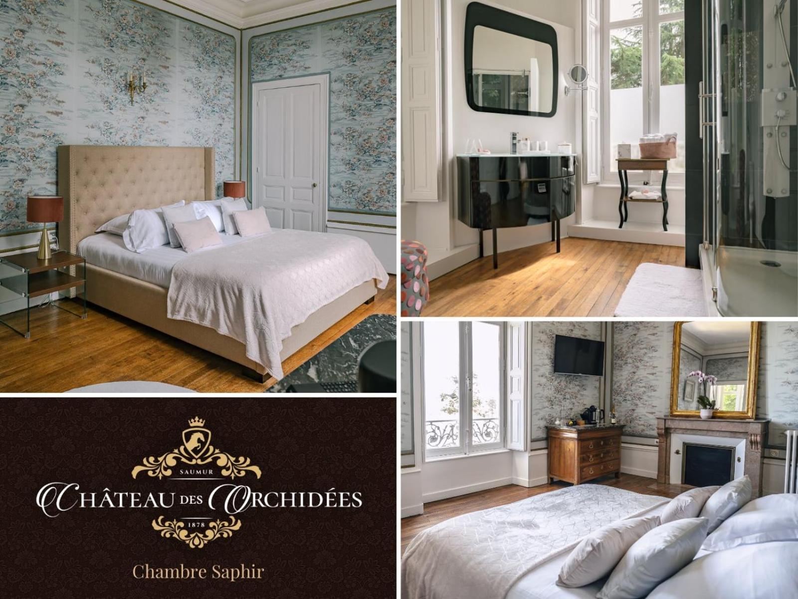 Chateau Des Orchidees En Val De Loire Saumur Bagian luar foto