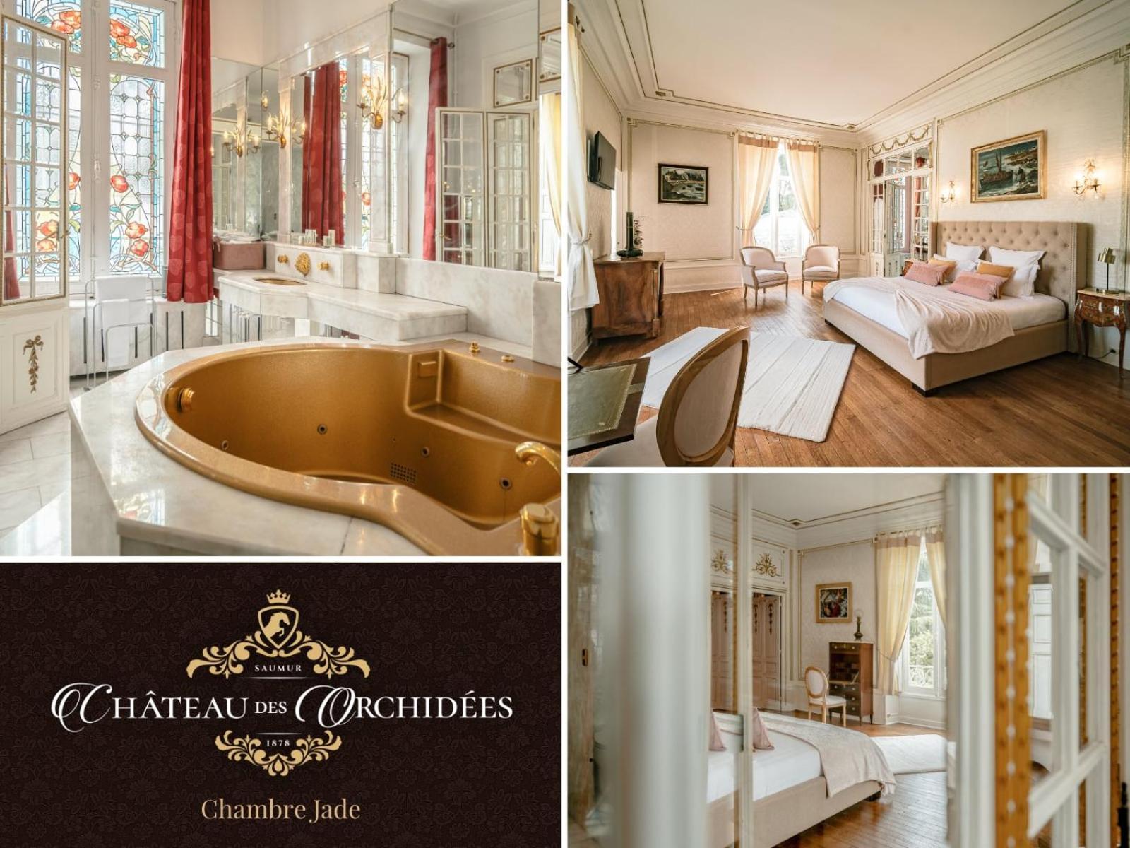 Chateau Des Orchidees En Val De Loire Saumur Bagian luar foto