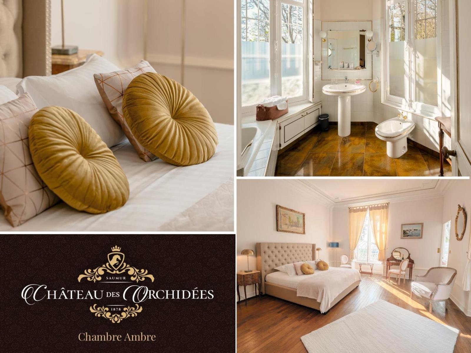 Chateau Des Orchidees En Val De Loire Saumur Bagian luar foto